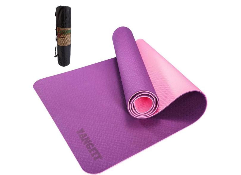 Tapete Yoga Mat Pilates Exercícios TPE 6mm Com Bolsa Yangfit com o Melhor  Preço é no Zoom