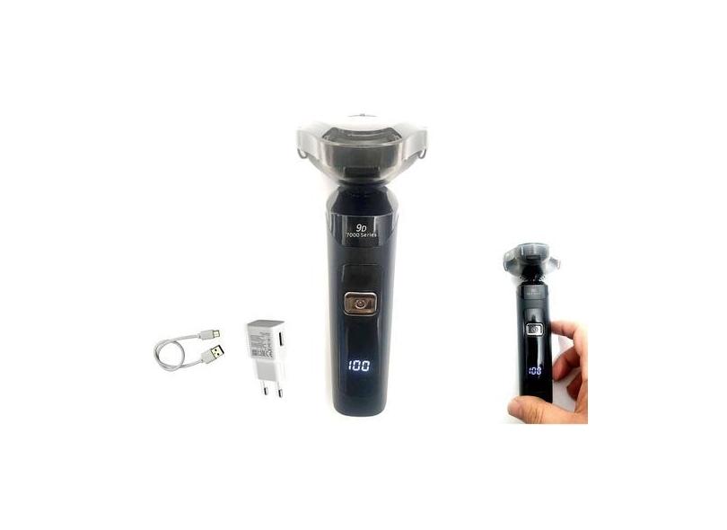 Barbeador Com Recarregador Usb Shaver 9D 7000 Series Com Bateria Integ