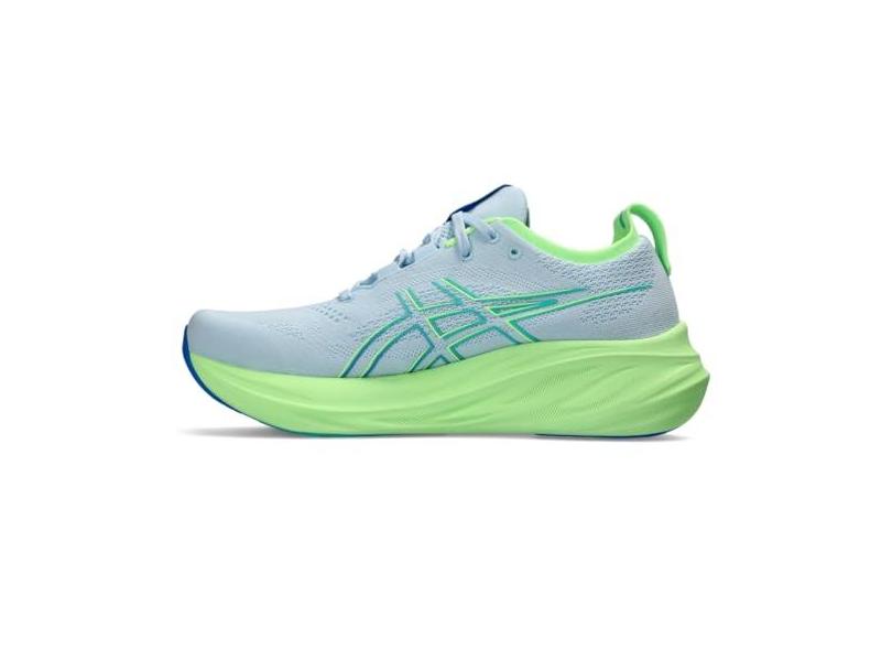 ASICS Tênis de corrida masculino Gel-Nimbus 26, Lite-show/Sea Glass, 41