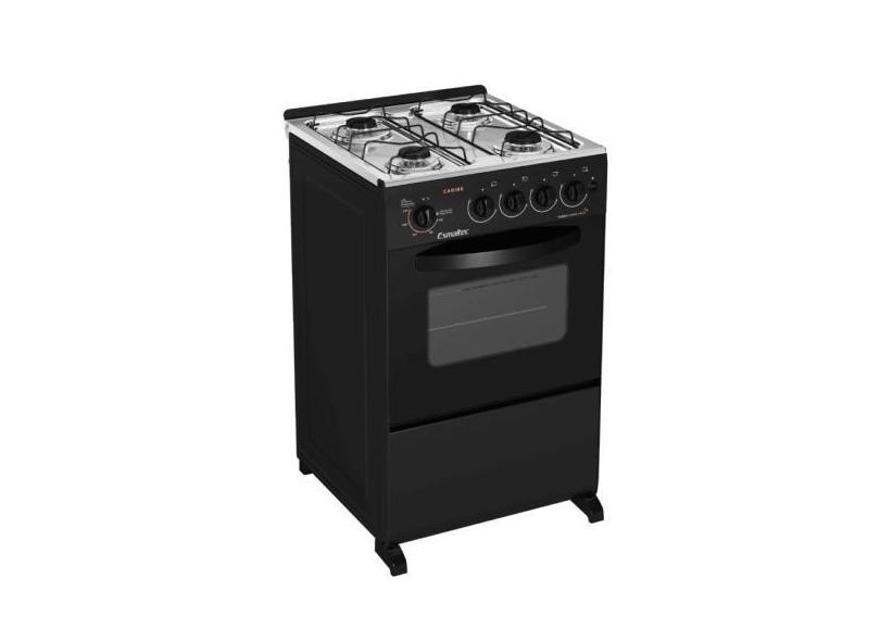 Fogão à Gás Esmaltec Caribe 4112 Preto Forno 53,2L GLP - Bivolt , Bivo