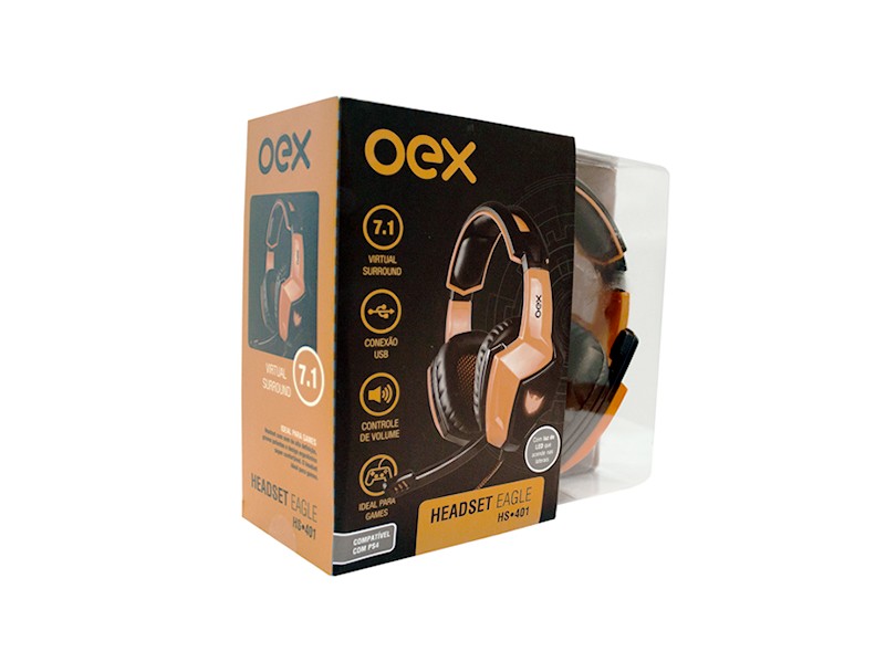 Headset com Microfone OEX Eagle HS401