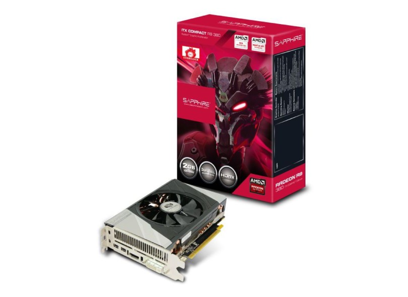 Placa de Video ATI Radeon R9 380 2 GB DDR5 256 Bits Sapphire 11242-00-20G