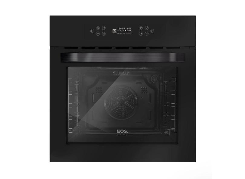 Forno Elétrico de Embutir eos 72 Litros Convection Painel Digital e Porta de Vidro All Black EFE72EPD 220V