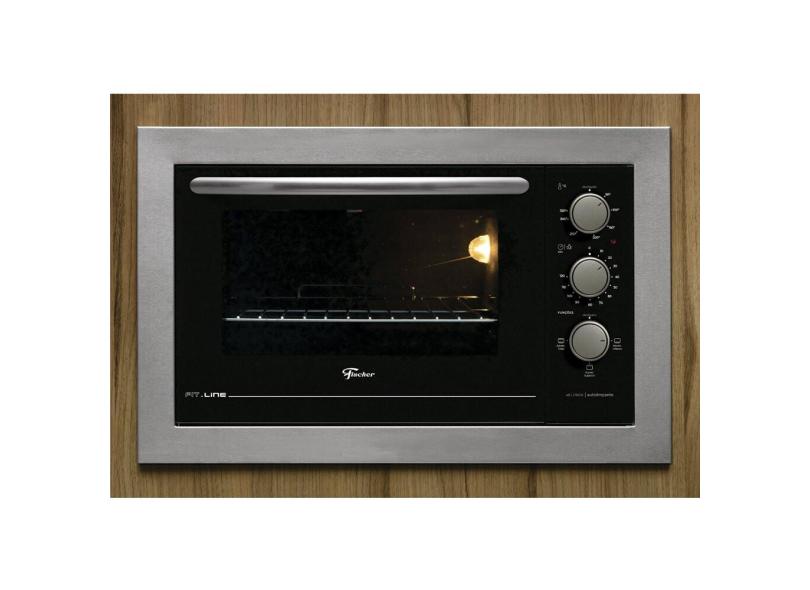 Forno Elétrico de Embutir Fischer 48 Litros, Fit Line, Inox 34493 - Inox