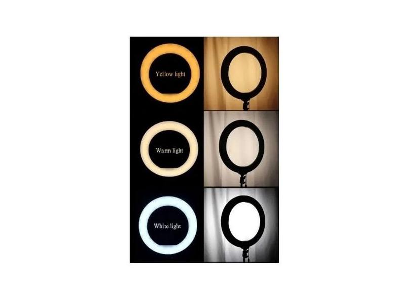 Iluminador Led Ring Light 36cm 14 Polegadas Completo com o Melhor Preço ...