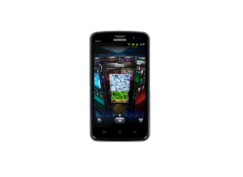 Celular Genesis GP 431 Câmera 5 Megapixels Desbloqueado 2 Chips Android 2.3 (Gingerbread) 3G Wi-Fi