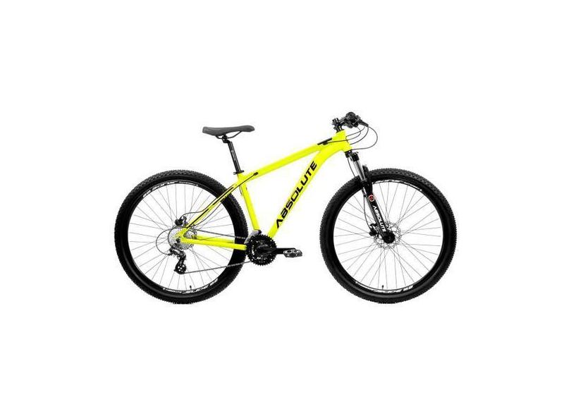 Bicicleta Aro 29 Absolute Nero 4 Alivio 27v Hidraulico Trava, Amarelo 