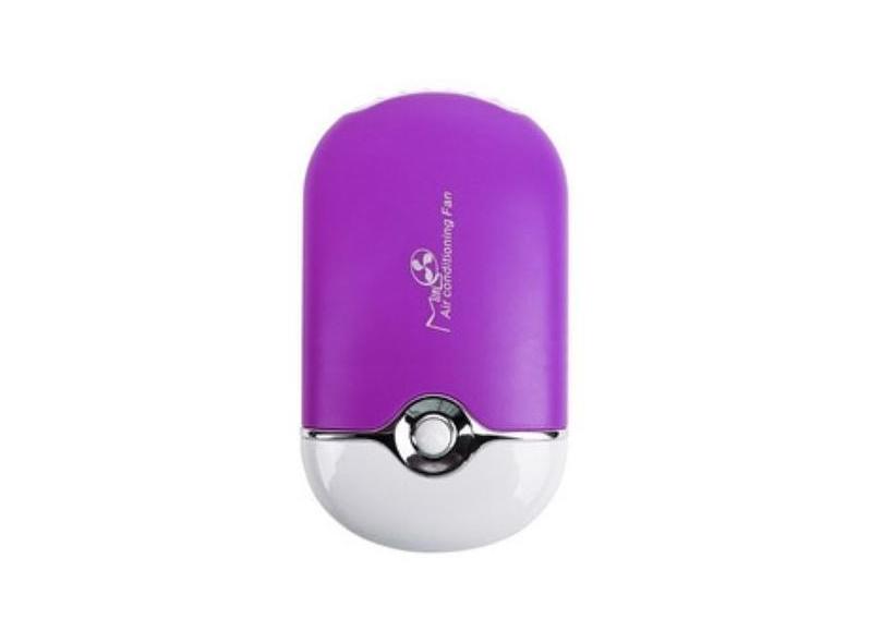 Mini Secador cilios Ventilador Cola Alongamento Extensao lilás - ZEM