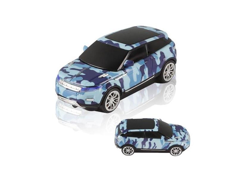 Mouse sem fio, mouse de computador com design de carro esportivo legal, mouse USB de 2,4 GHz, mouse óptico de 1600 DPI, mouse portátil para jogos com receptor USB para viagens, escritório, casa,