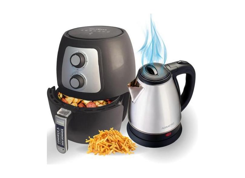 Air Fryer Fritadeira Eletrica Sem Oleo E Jarra Eletrica Kit - Britânia