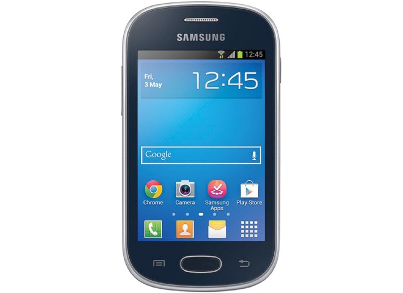 Smartphone Samsung Galaxy Fame Lite Duos GT-S6792 Câmera 3,0 MP 2 Chips 4GB Android 4.1 (Jelly Bean) Wi-Fi 3G