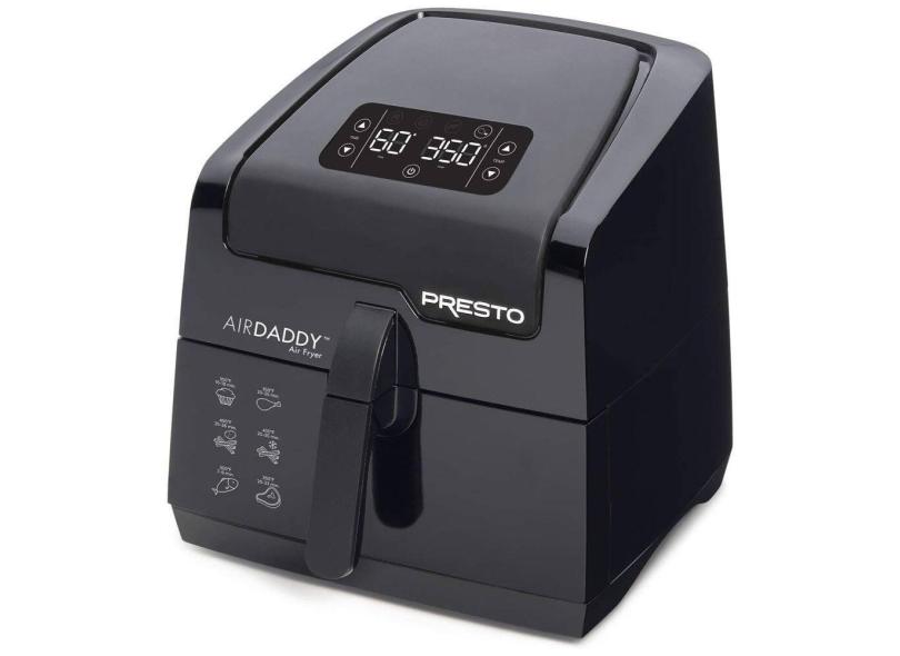 Fritadeira Elétrica AirFryer 4L com Painel Digital, 110V, Presto 03422, Preta