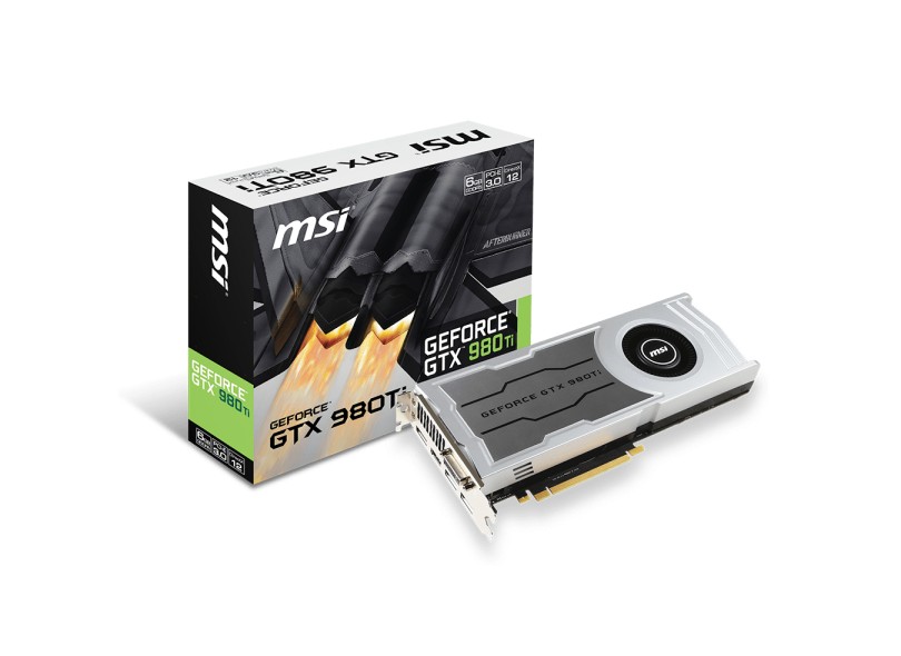 Placa de Video NVIDIA GeForce GTX 980 Ti 6 GB DDR5 384 Bits MSI GTX 980Ti 6GD5 V1