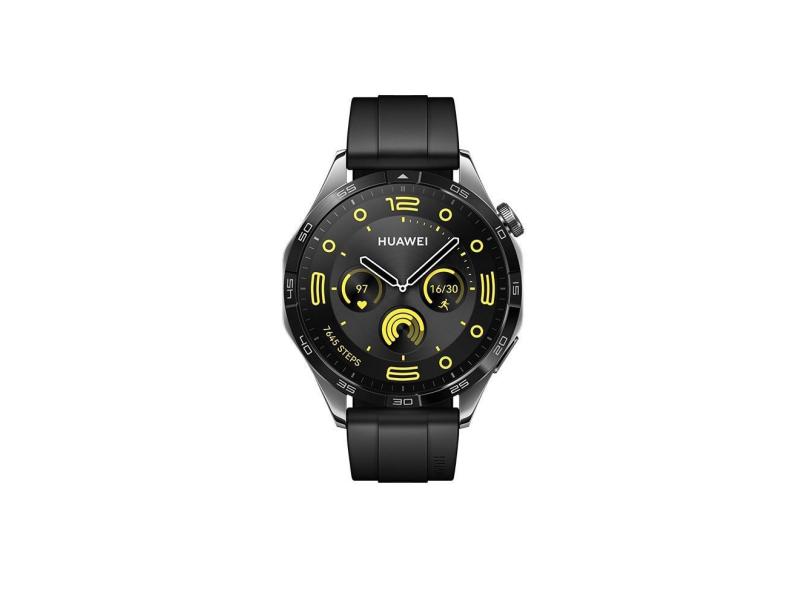 SmartWatch, huawei, watch gt 4 46mm, Design Geométrico, PRETO