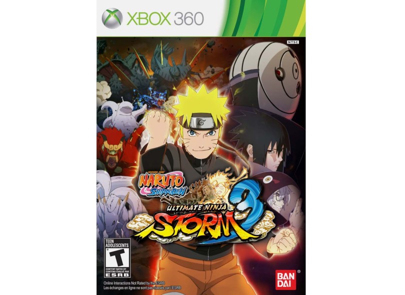Jogo Naruto Shippuden Ultimate Ninja Storm 3 Xbox 360 Bandai Namco