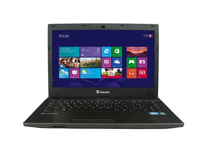 Notebook Itautec Intel Core i5 3210M 3ª Geração 6 GB 750 GB LED 14" Windows 8 N8510