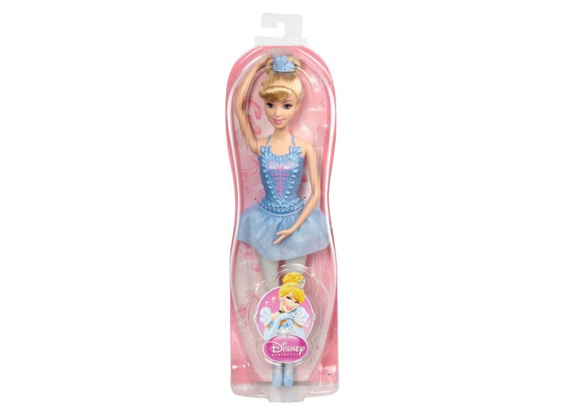 Boneca Princesas Disney Cinderela Bailarina Mattel