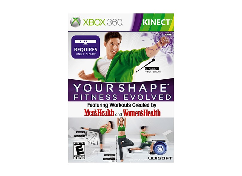 Jogo Your Shape Fitness Evolved: MensHealth and WomensHealth Ubisoft Xbox 360