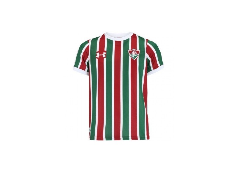 Camisa Torcedor Infantil Fluminense I 2017/18 Sem Número Under Armour