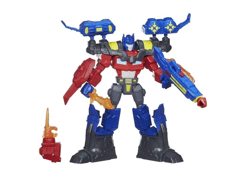 Boneco Transformers Optimus Prime Hero Mashers Eletrônico A8408 - Hasbro