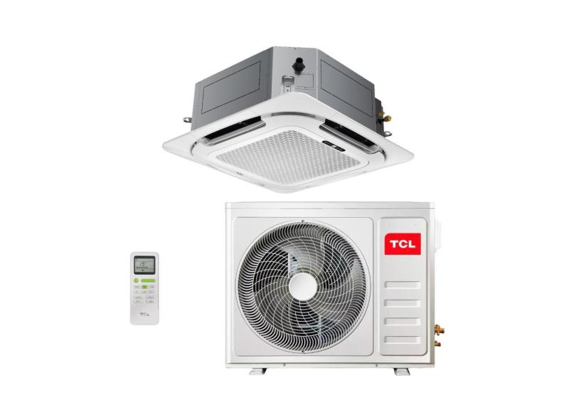 Ar Condicionado Split Cassete 4 Vias Inverter tcl 24000 BTUs Quente Frio TAC-24CHSG/CT-INV - 220V