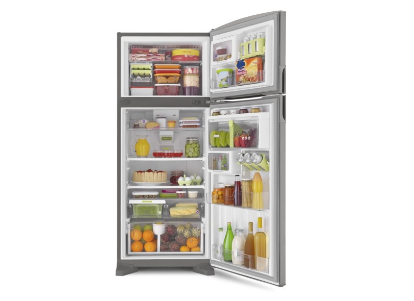 Geladeira Consul Bem Estar Frost Free Duplex 407 l Inox CRM52AKANA
