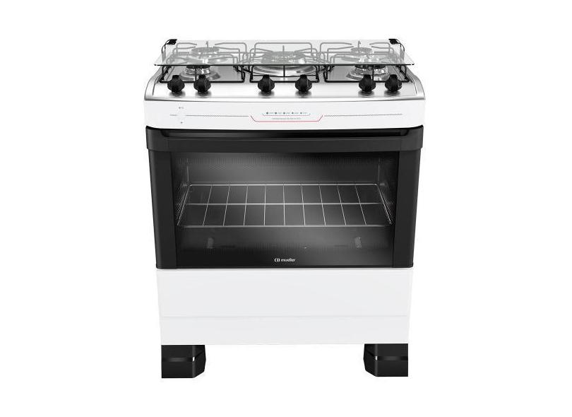 Fogão Mueller 5 bocas Branco com Tripla Chama MFI5BF, Bivolt