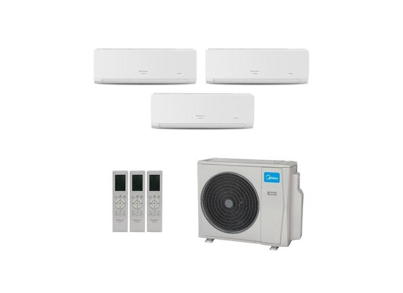 Ar-Condicionado Multi Split Inverter Springer Midea 27.000 (1x Evap HW 9.000 + 1x Evap HW 12.000 + 1x Evap HW 18.000) Quente/Frio 220V
