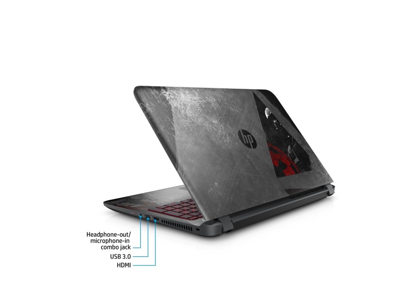 Notebook HP Intel Core i5 6200U 6 GB de RAM HD 1 TB LED 15.6 " Windows 10 Home Star Wars Special Edition 15-an050nr