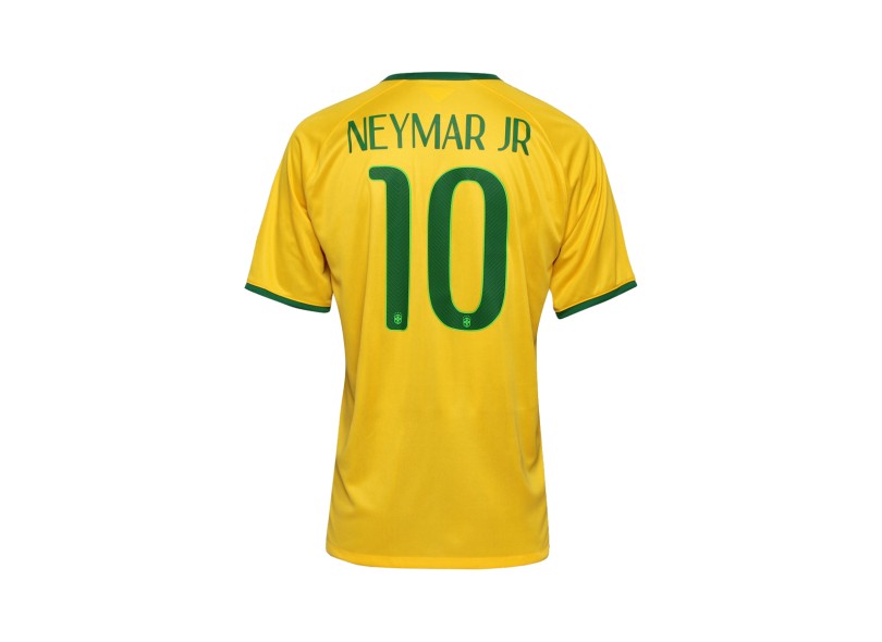 Camisa Jogo Brasil I 2014 Neymar nº 10 Nike