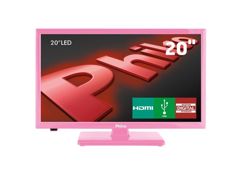 TV LED 20" Philco PH20U21D 2 HDMI USB PC