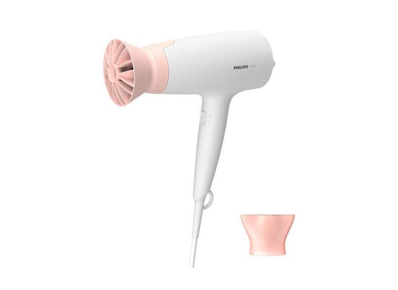 Secador De Cabelo - 1600W - Branco E Rosa - Philips Bhd300 - 220V