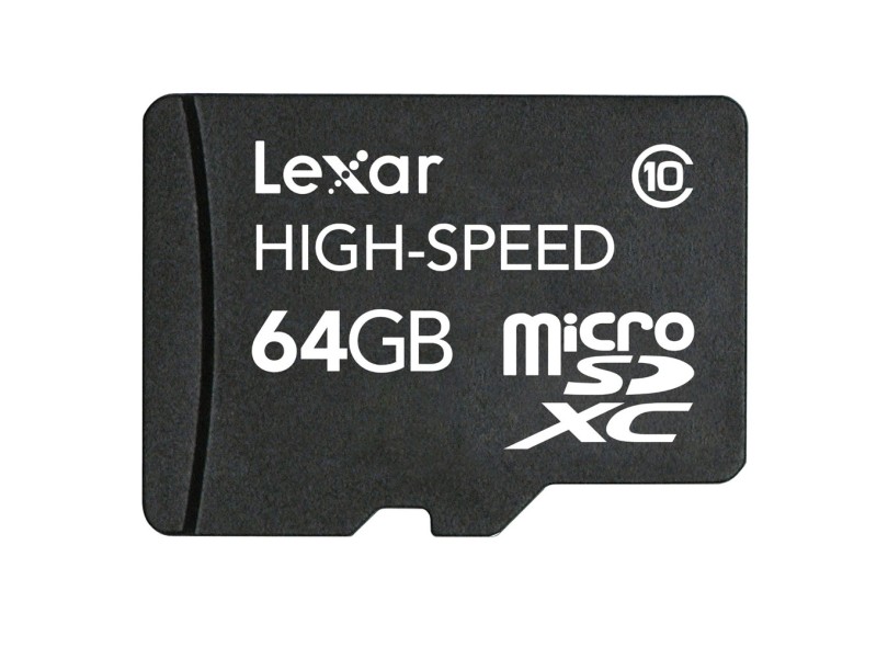 Cartão de Memória Micro SDXC Lexar 64 GB LSDMI64GABNLC10