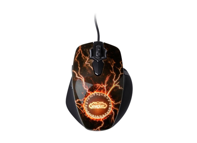 Mouse Óptico World Warcraft MMO Gaming Mouse Legendary Edition - Steelseries