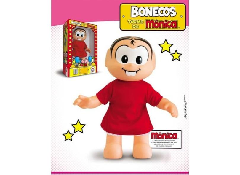 Boneca Turma Da Mônica Tradicional Mônica Original 35cm Em Promoção é No Buscapé 0513