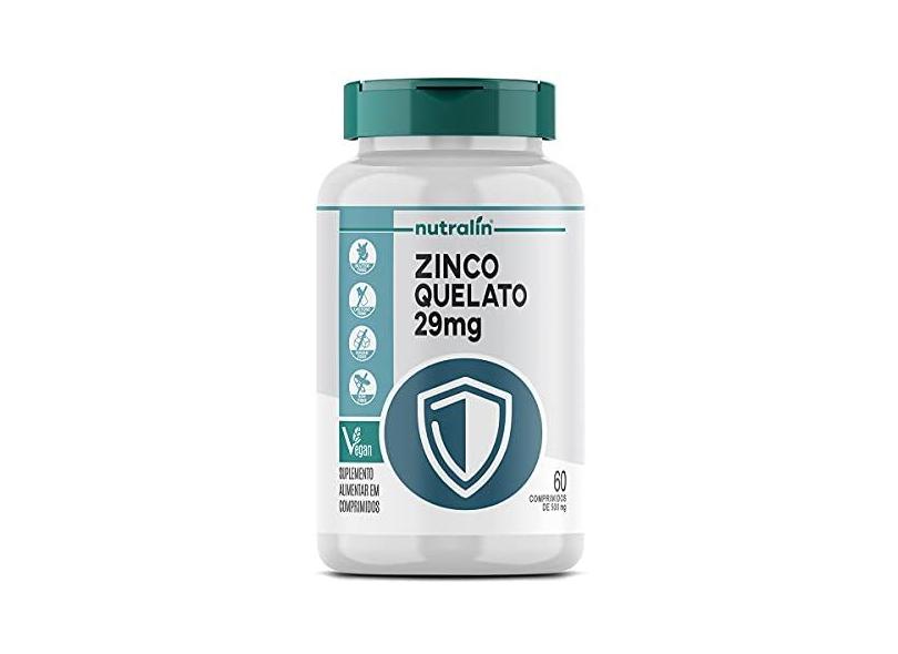 Zinco Quelato Zn 500mg Imunidade Vegano 60 Caps Nutralin