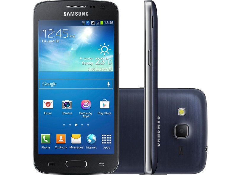 Smartphone Samsung Galaxy S3 Slim G3812B Câmera 5,0 MP 2 Chips 8GB Android 4.2 (Jelly Bean Plus) Wi-Fi 3G