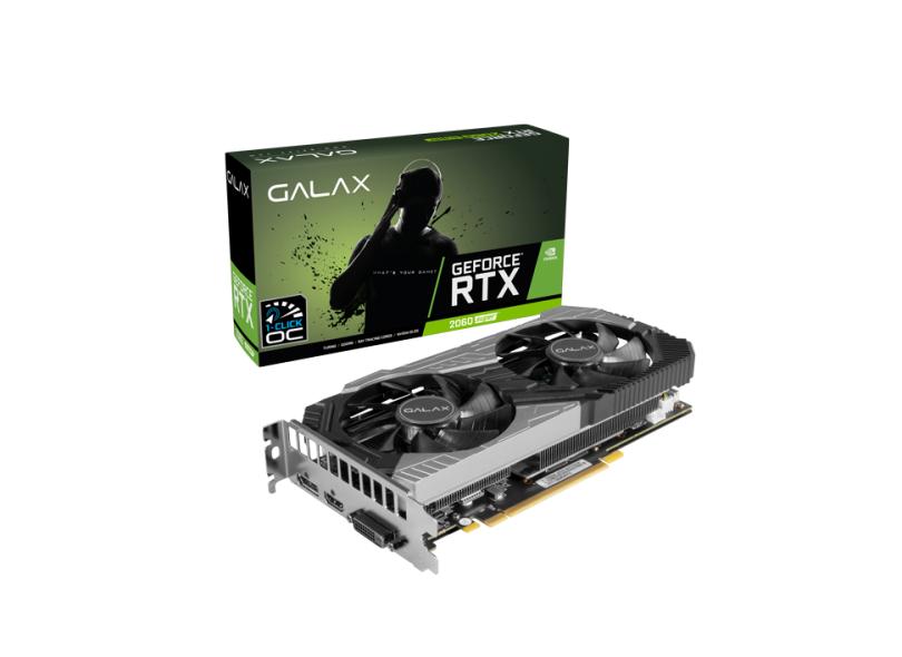 Placa de Video NVIDIA GeForce RTX 2060 Super 8 GB GDDR6 256 Bits Galax 26ISL6HP39SS