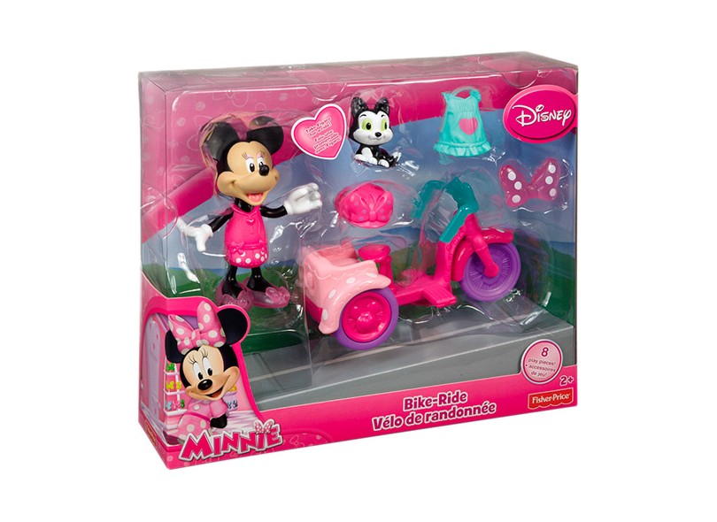 Boneca Disney Minnie Passeio de Bicicleta Mattel