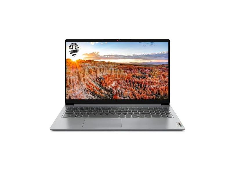 Notebook Lenovo 15.6" Intel Core i3-1215U 256GB SSD 8GB RAM - Cinza