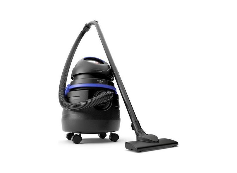 Aspirador De Pó Água Philco Pas80 20 Litros Preto/azul 127v 104901001