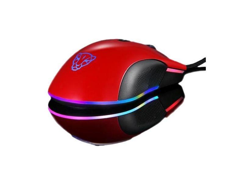 Mouse Motospeed V70 Essential Vermelho 7 Botões 5000 Dpi Rgb