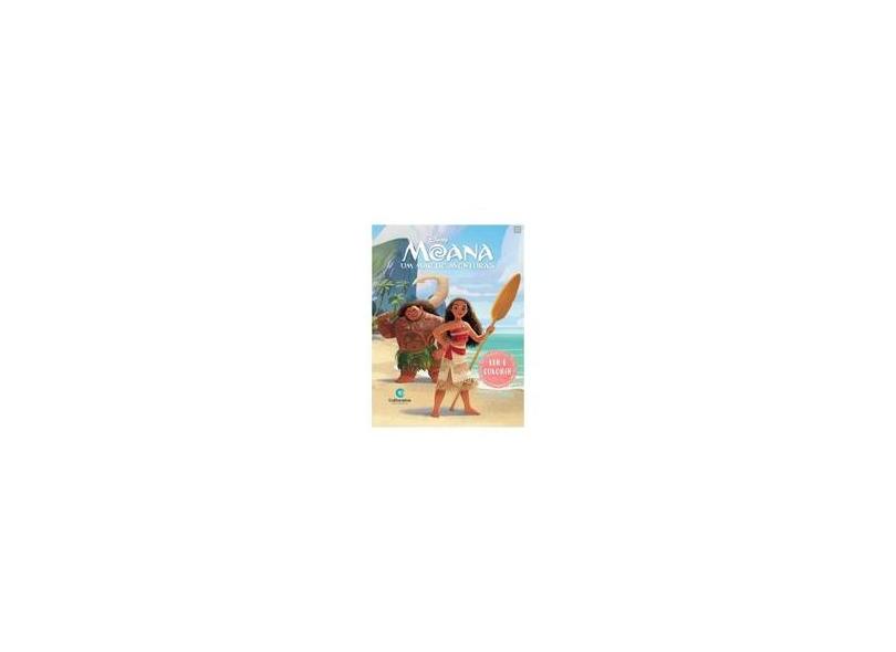 Livro Gigante Ler e colorir - Moana - Naihobi Steinmetz Rodrigues - 9788594720504
