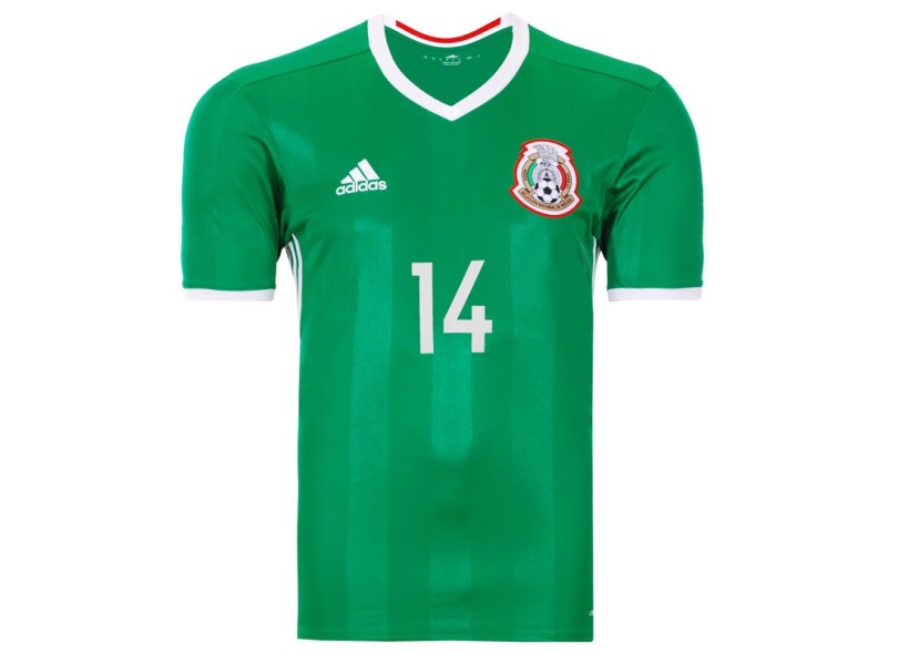 Camisa Torcedor México I 2016 com Número Adidas