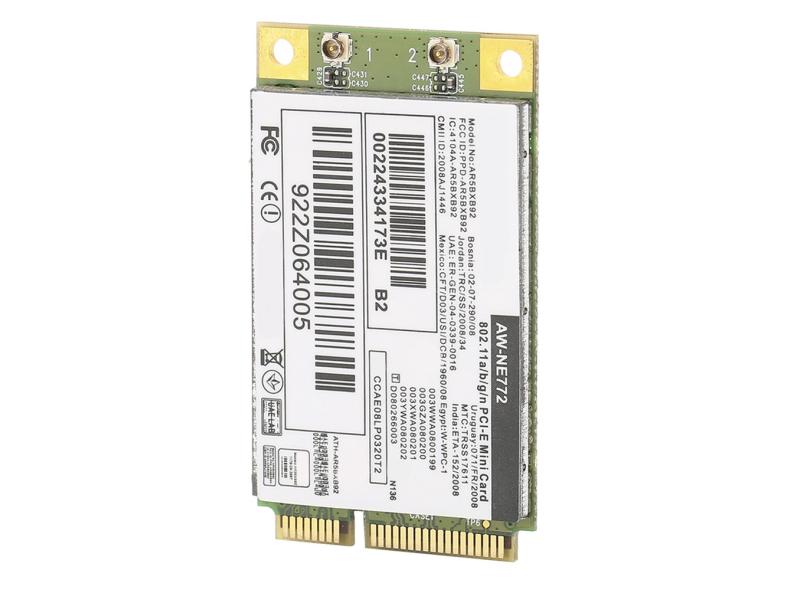 Placa de rede sem fio Ar5Bxb92 Ar9280 300 Mbps 5G Placa de rede sem fio ...