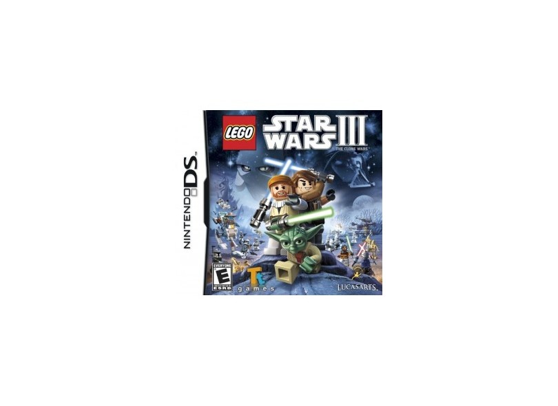 Jogo Lego Star Wars III The Clone Wars LucasArts NDS