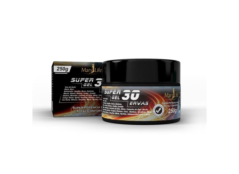 Super Gel 30 ervas 250 g Mary Life