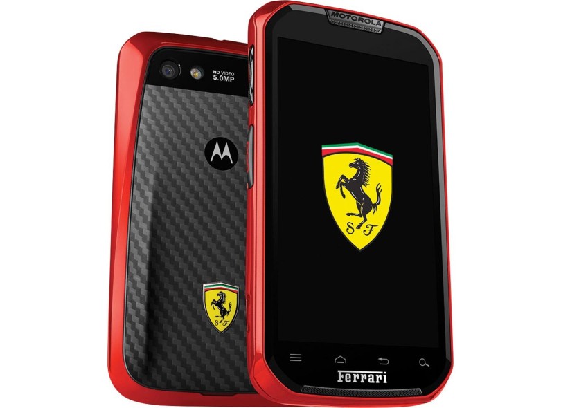 Smartphone Motorola Ferrari XT621 Câmera 5,0 MP Android 2.3 (Gingerbread) Wi-Fi 3G