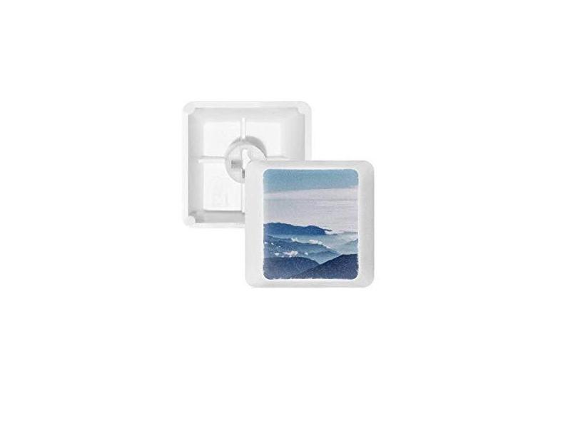 Mountains Sky Sunshine Clouds Kit de atualização de teclado mecânico PBT para jogos