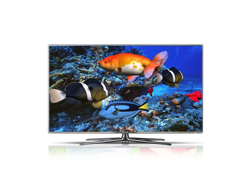 TV Samsung Smart TV 55" LED 3D Full HD Conversor Digital UN55D7000VGXZD